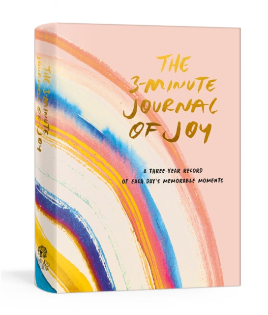 Book cover of: 3-Minute Journal of Joy. By: Ink & Willow