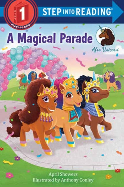 Book cover of: Afro Unicorn: A Magical Parade. By: April Showers
