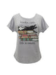 Book cover of: Books. Cats. Life Is Sweet. Women's Relaxed Fit T-shirt Large