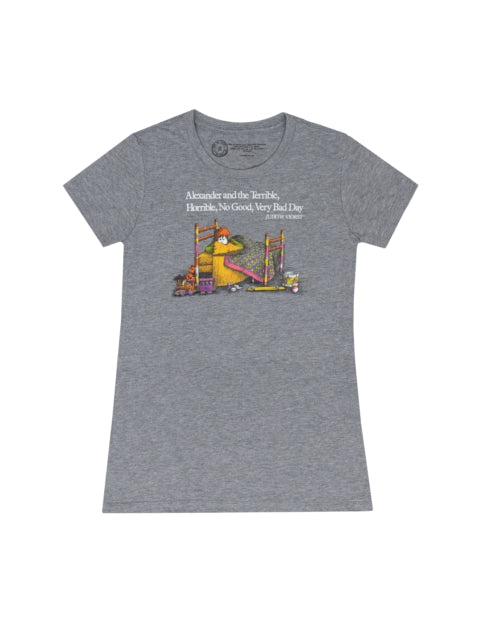 Book cover of: Alexander and the Terrible, Horrible, No Good, Very Bad Day Women's Crew T-shirt Large