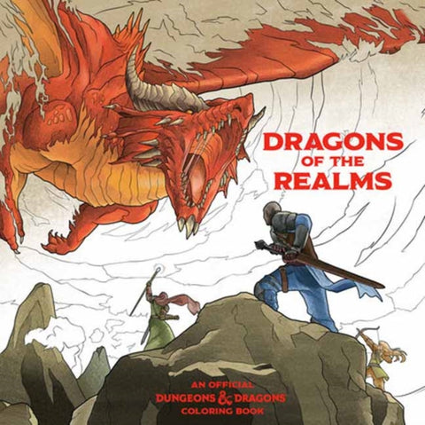 Dragons of the Realms, An Official Dungeons & Dragons Coloring Book