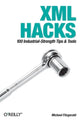 Book cover of: XML Hacks. By: Michael Fitzgerald
