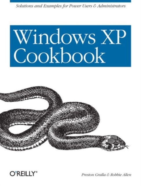 Book cover of: Windows XP Cookbook. By: Robbie Allen