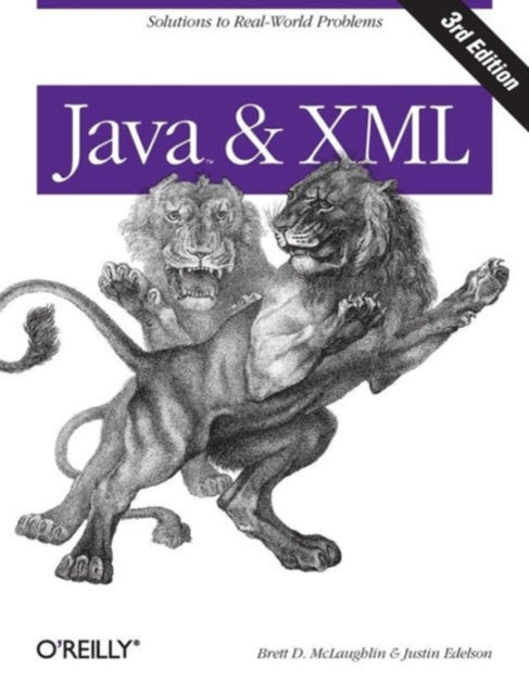 Book cover of: Java and XML 3e. By: Brett McLaughlin