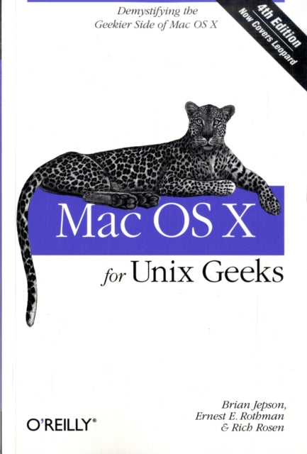 Book cover of: Mac OS X for UNIX Geeks. By: Brian Jepson