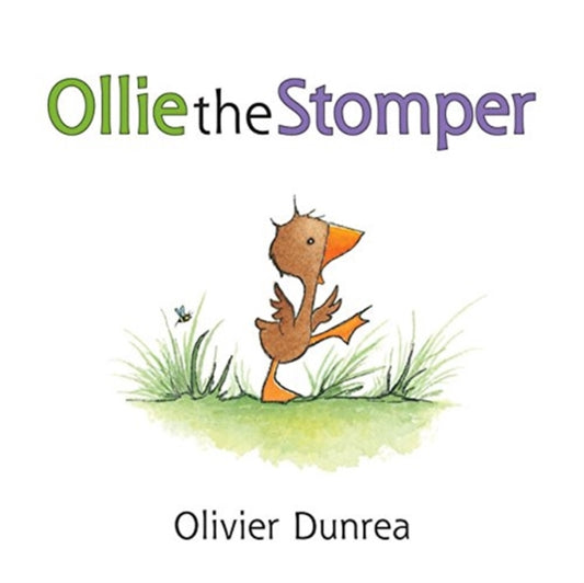 Book cover of: Ollie the Stomper Board Book. By: Olivier Dunrea