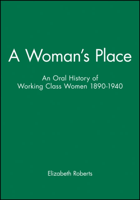 Book cover of: Woman's Place. By: Elizabeth Roberts