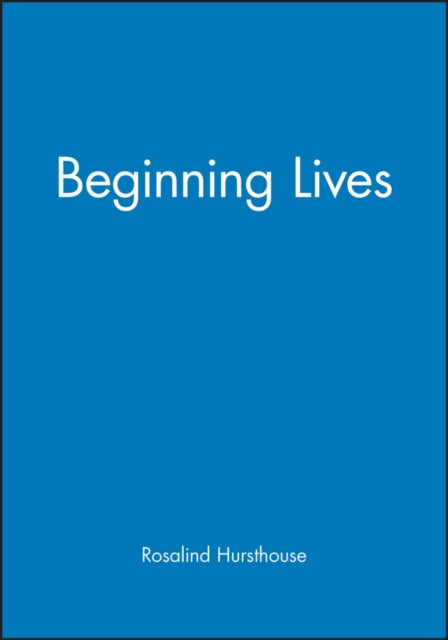 Book cover of: Beginning Lives