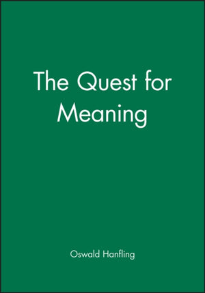 The Quest for Meaning
