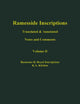 Book cover of: Ramesside Inscriptions, Ramesses II: Royal Inscriptions. By: Kenneth A. Kitchen