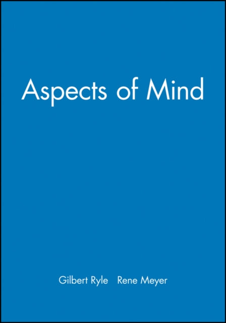 Book cover of: Aspects of Mind