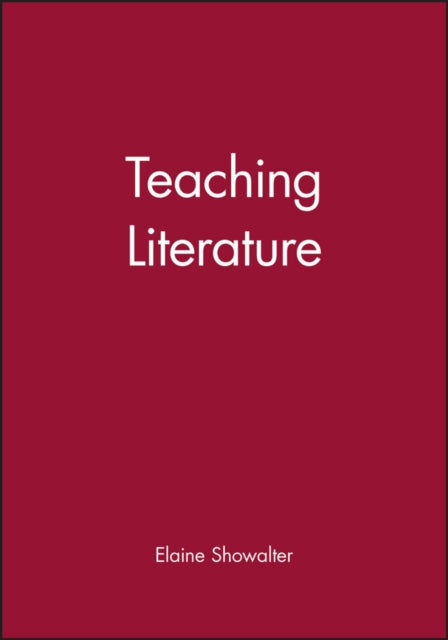 Book cover of: Teaching Literature