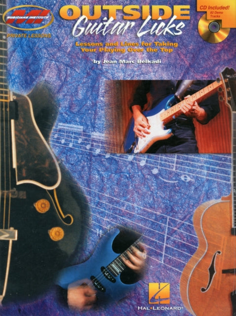 Book cover of: Outside Guitar Licks. By: Jean Marc Belkadi