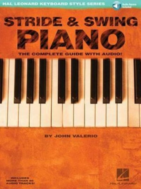 Book cover of: Stride & Swing Piano. By: John Valerio