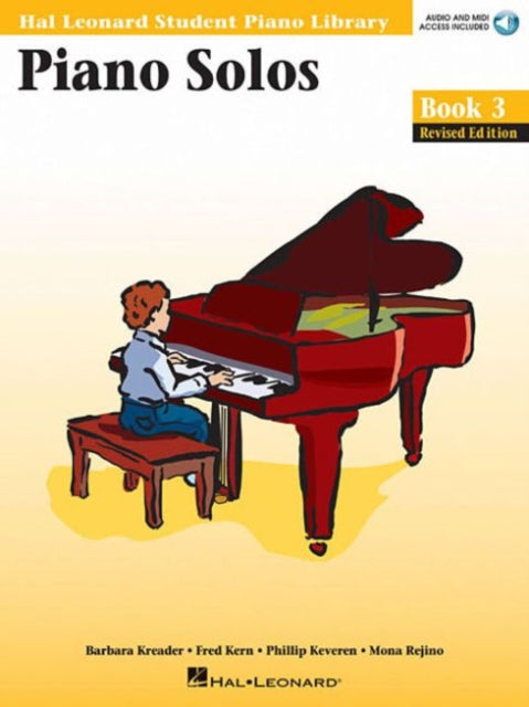 Book cover of: Piano Solos Book 3 - Revised Edition. By: Hal Leonard Corp.