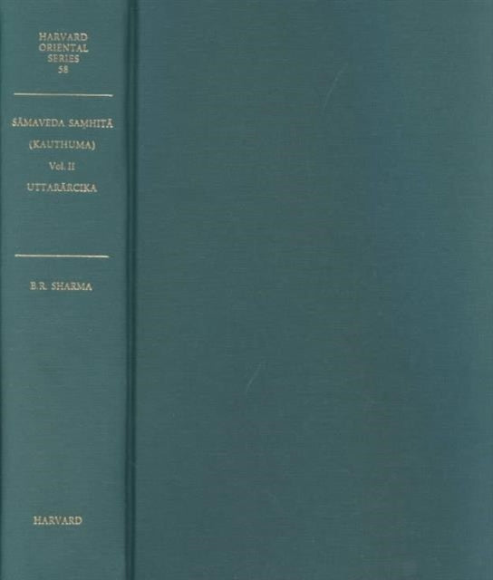 Book cover of: Samaveda Samhita of the Kauthuma School: With Padapatha and the commentaries of Madhava, Bharatasvamin and Sayana. By: B. R. Sharma