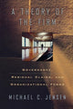 Book cover of: Theory of the Firm. By: Michael C. Jensen