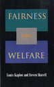 Book cover of: Fairness versus Welfare. By: Louis Kaplow