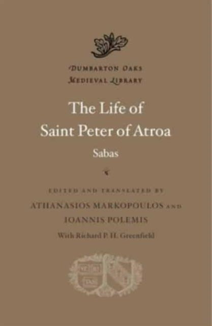 Book cover of: Life of Saint Peter of Atroa. By: Sabas