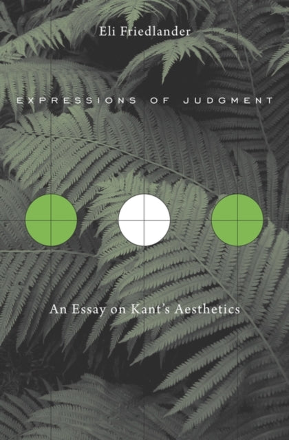 Book cover of: Expressions of Judgment. By: Eli Friedlander