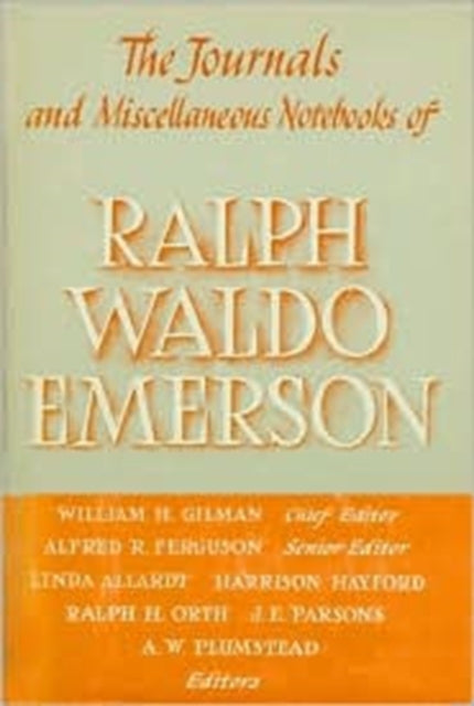 Book cover of: Journals and Miscellaneous Notebooks of Ralph Waldo Emerson. By: Ralph Waldo Emerson