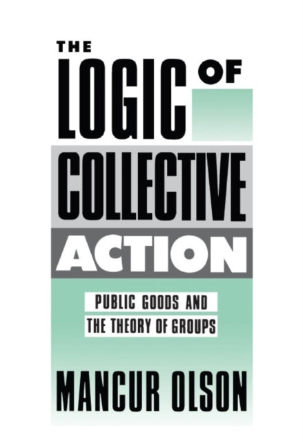Book cover of: Logic of Collective Action