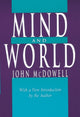 Book cover of: Mind and World