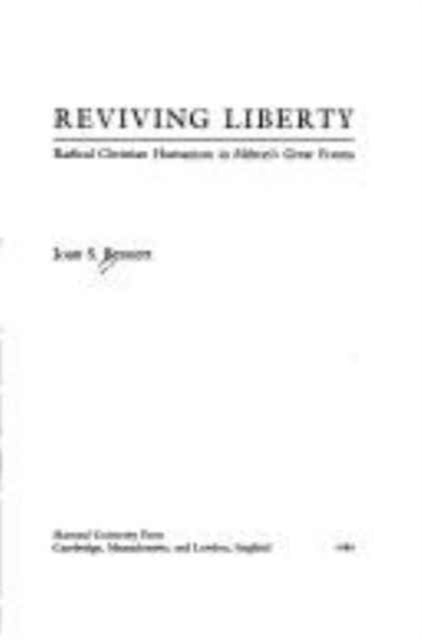 Book cover of: Reviving Liberty. By: Joan S. Bennett