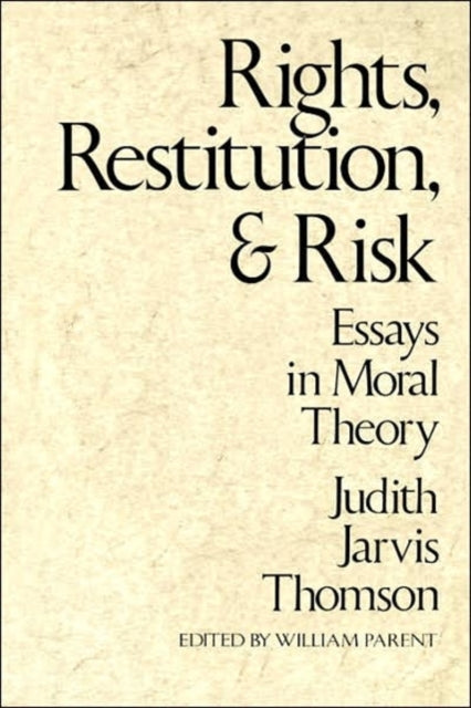 Book cover of: Rights, Restitution, and Risk