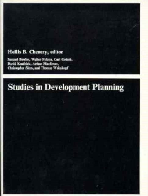Book cover of: Studies in Development Planning