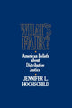 Book cover of: What’s Fair. By: Jennifer L. Hochschild