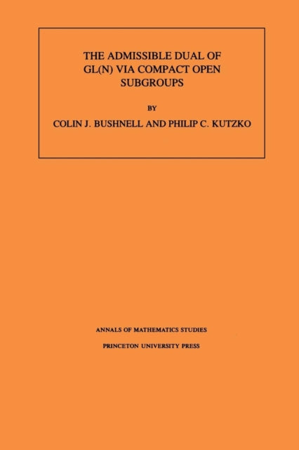 Book cover of: Admissible Dual of GL(N) via Compact Open Subgroups