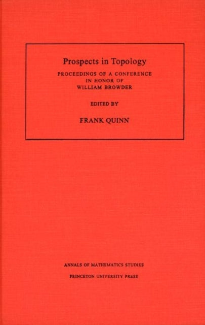 Book cover of: Prospects in Topology