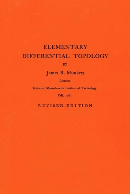 Book cover of: Elementary Differential Topology