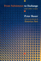 Book cover of: From Subsistence to Exchange and Other Essays. By: Peter Tamas Bauer