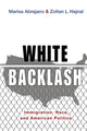 Book cover of: White Backlash. By: Marisa Abrajano