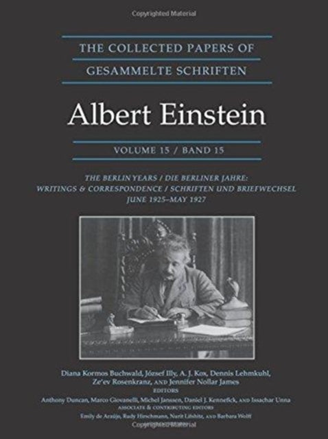 Book cover of: Collected Papers of Albert Einstein, Volume 15. By: Albert Einstein