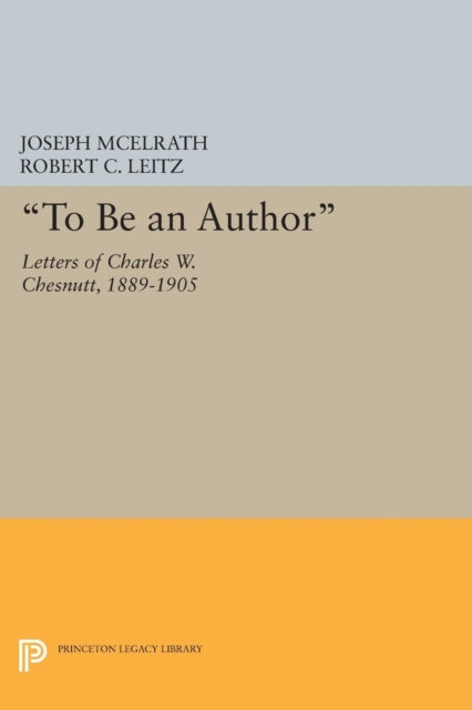Book cover of: "To Be an Author". By: McElrath, Joseph, Jr.