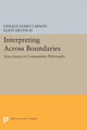 Book cover of: Interpreting across Boundaries. By: Gerald James Larson