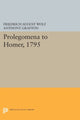 Book cover of: Prolegomena to Homer, 1795. By: Anthony Grafton