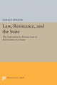 Book cover of: Law, Resistance, and the State. By: Gerald Strauss