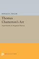 Book cover of: Thomas Chatterton's Art. By: Donald S. Taylor