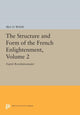 Book cover of: Structure and Form of the French Enlightenment, Volume 2. By: Ira O. Wade