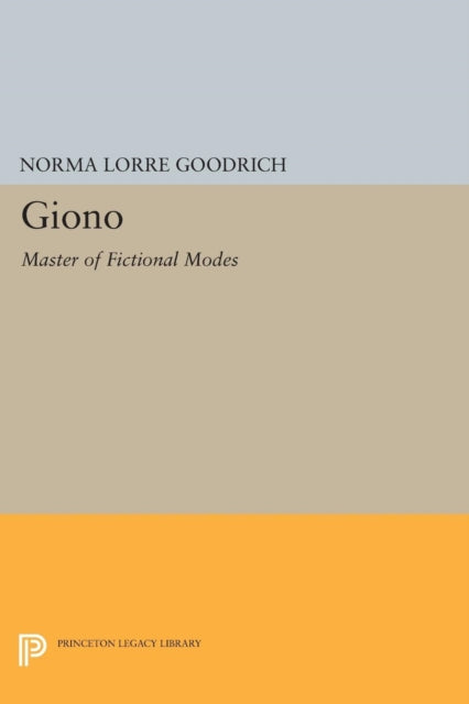 Book cover of: Giono. By: Norma Lorre Goodrich