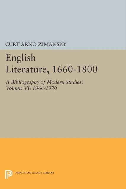 Book cover of: English Literature, 1660-1800. By: Curt Arno Zimansky