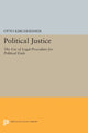 Book cover of: Political Justice. By: Otto Kirchheimer