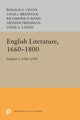Book cover of: English Literature, Volume 1. By: Louis A. Landa