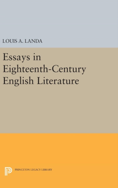 Book cover of: Essays in Eighteenth-Century English Literature. By: Louis A. Landa