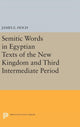 Book cover of: Semitic Words in Egyptian Texts of the New Kingdom and Third Intermediate Period. By: James E. Hoch