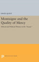 Book cover of: Montaigne and the Quality of Mercy. By: David Quint